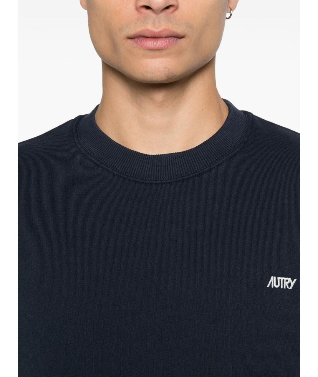 AUTRY Синий хлопковый джемпер / свитер, фото 5