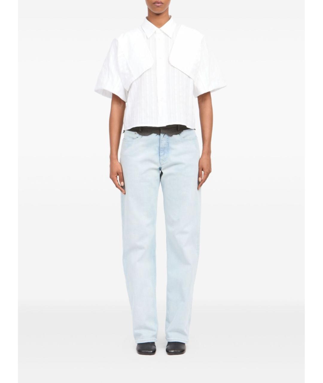 MM6 MAISON MARGIELA Белая хлопковая рубашка, фото 3