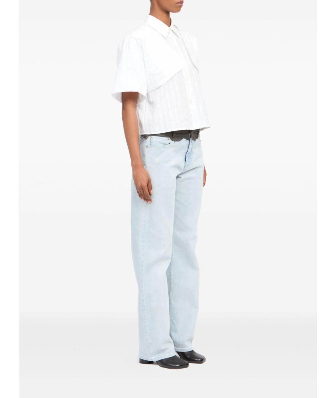 MM6 MAISON MARGIELA Белая хлопковая рубашка, фото 2