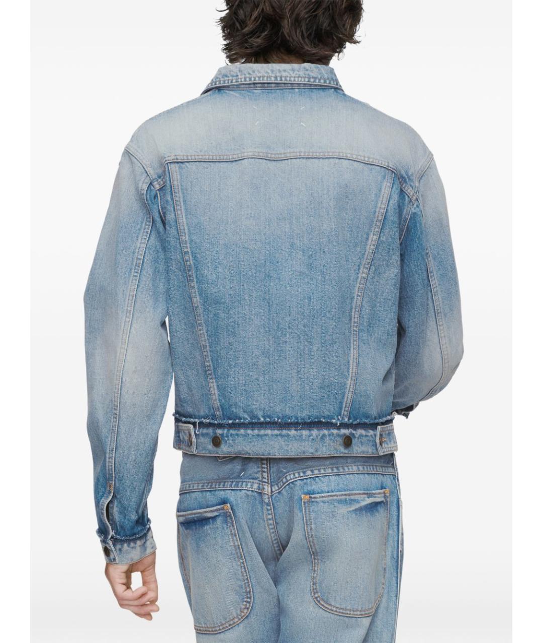 MAISON MARGIELA Синяя хлопковая куртка, фото 5