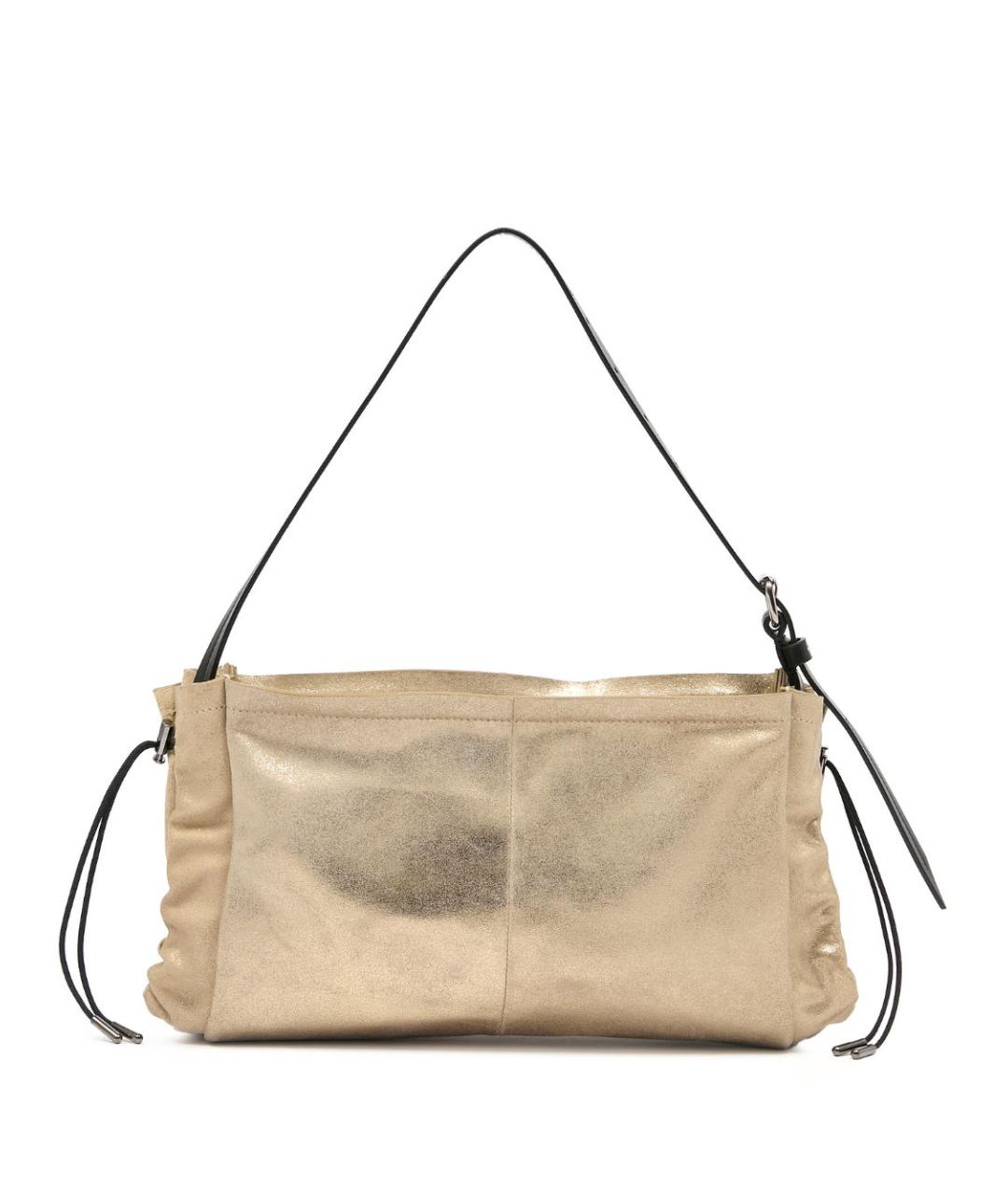 MAISON MARGIELA Золотая кожаная сумка через плечо, фото 1