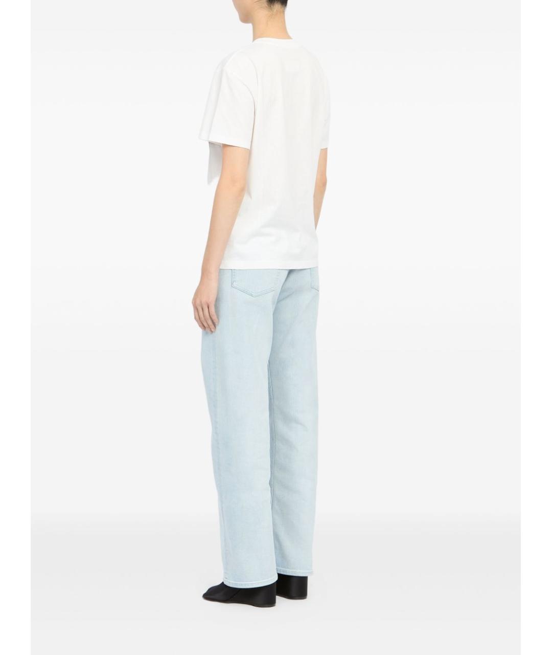 MM6 MAISON MARGIELA Белая хлопковая футболка, фото 3