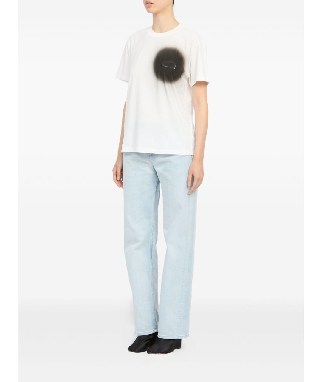 MM6 MAISON MARGIELA Белая хлопковая футболка, фото 5