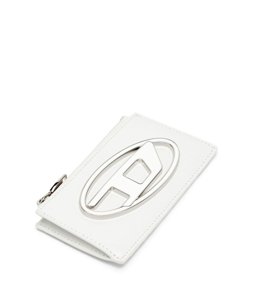 DIESEL Белый кожаный кардхолдер, фото 3