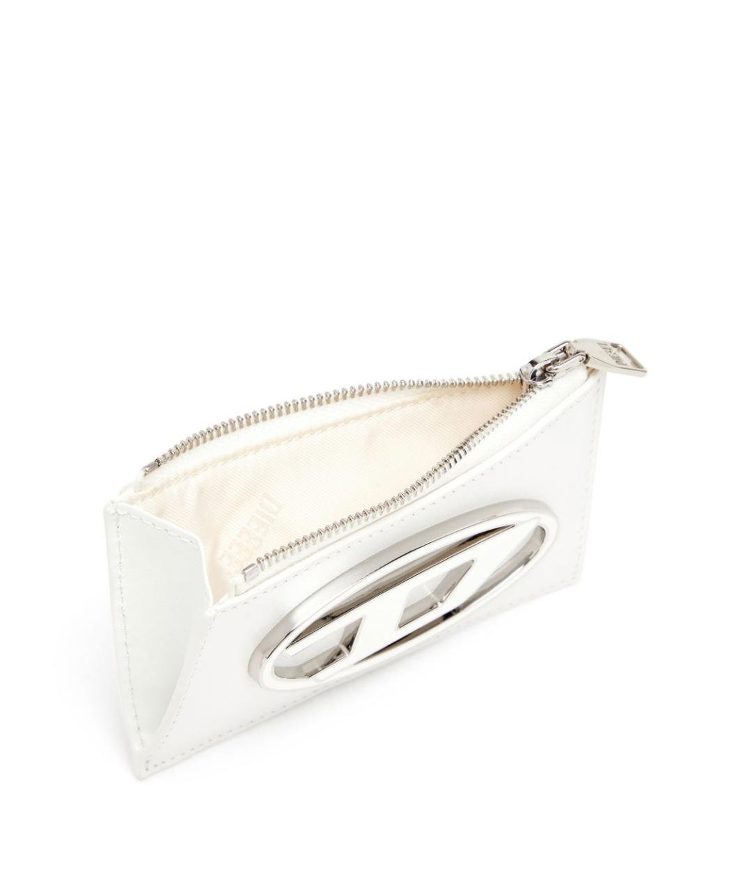 DIESEL Белый кожаный кардхолдер, фото 2