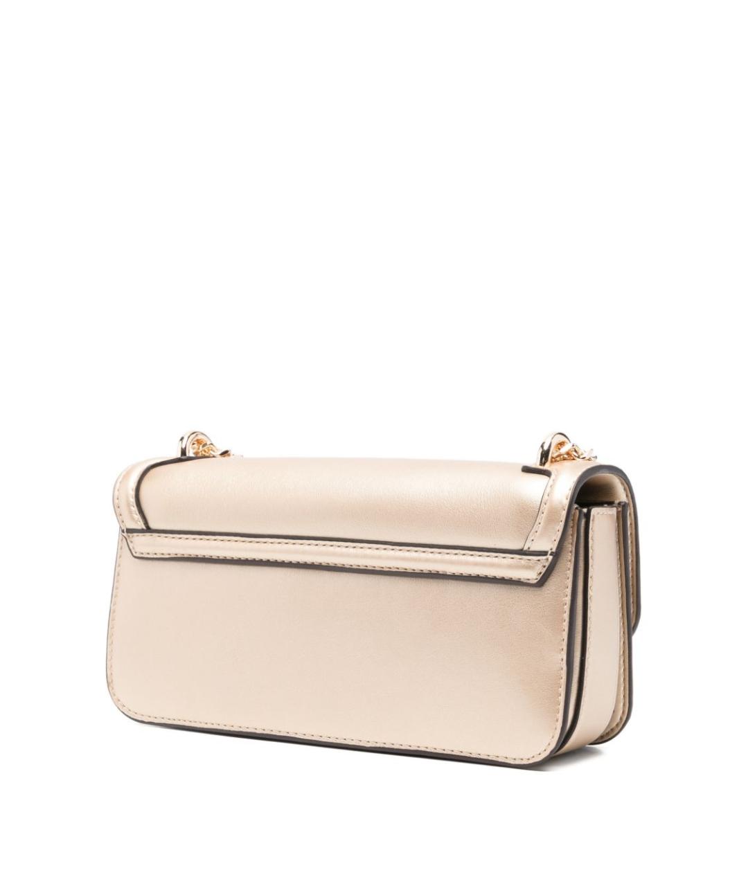 LIU JO Золотая сумка через плечо из искусственной кожи, фото 2