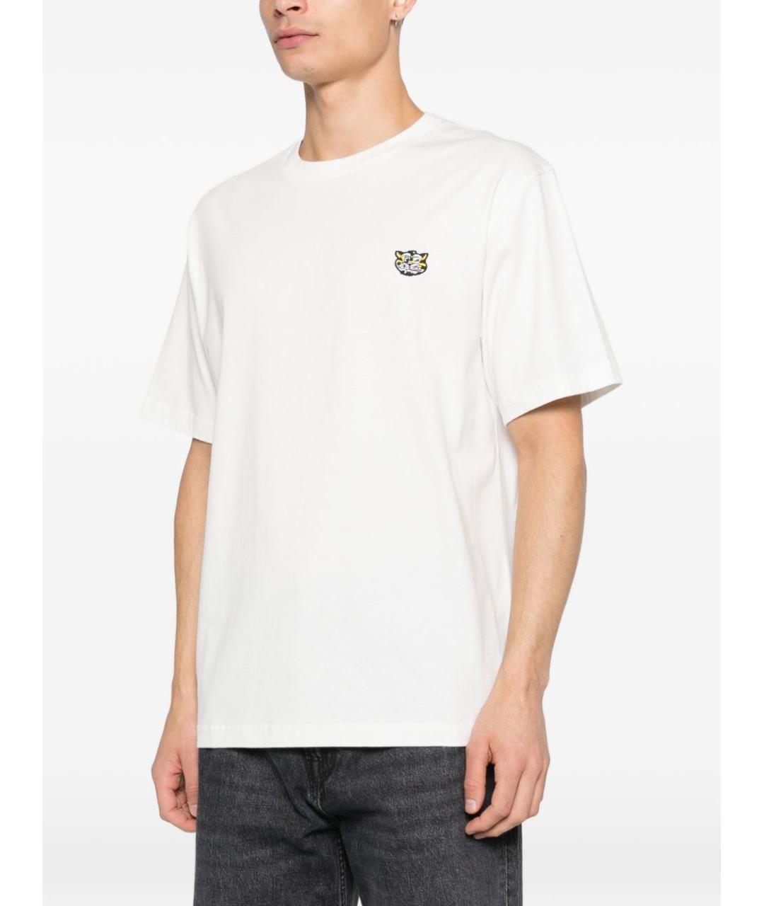 KENZO Белая хлопковая футболка, фото 2