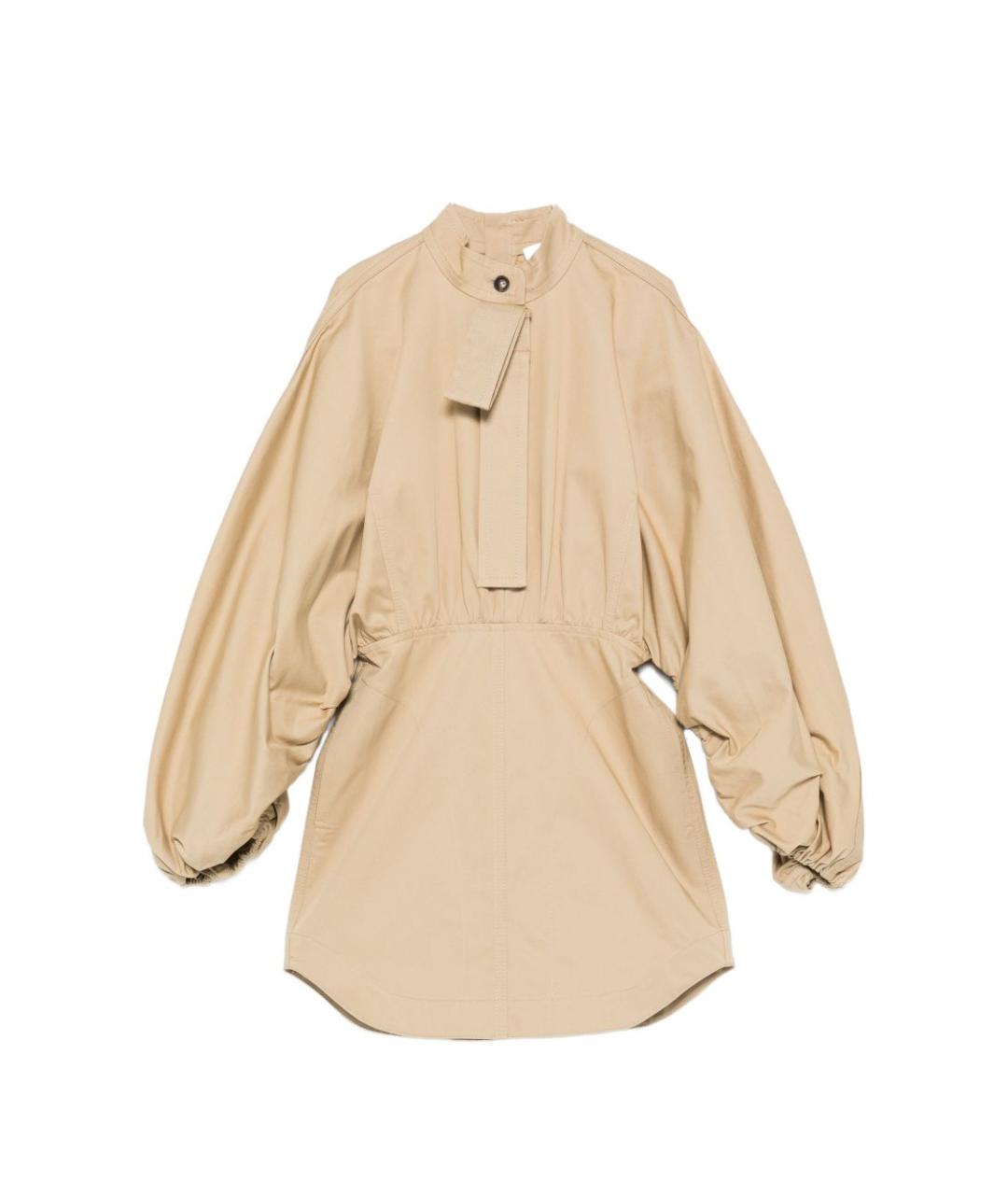 ZIMMERMANN Бежевое хлопковое платье, фото 1