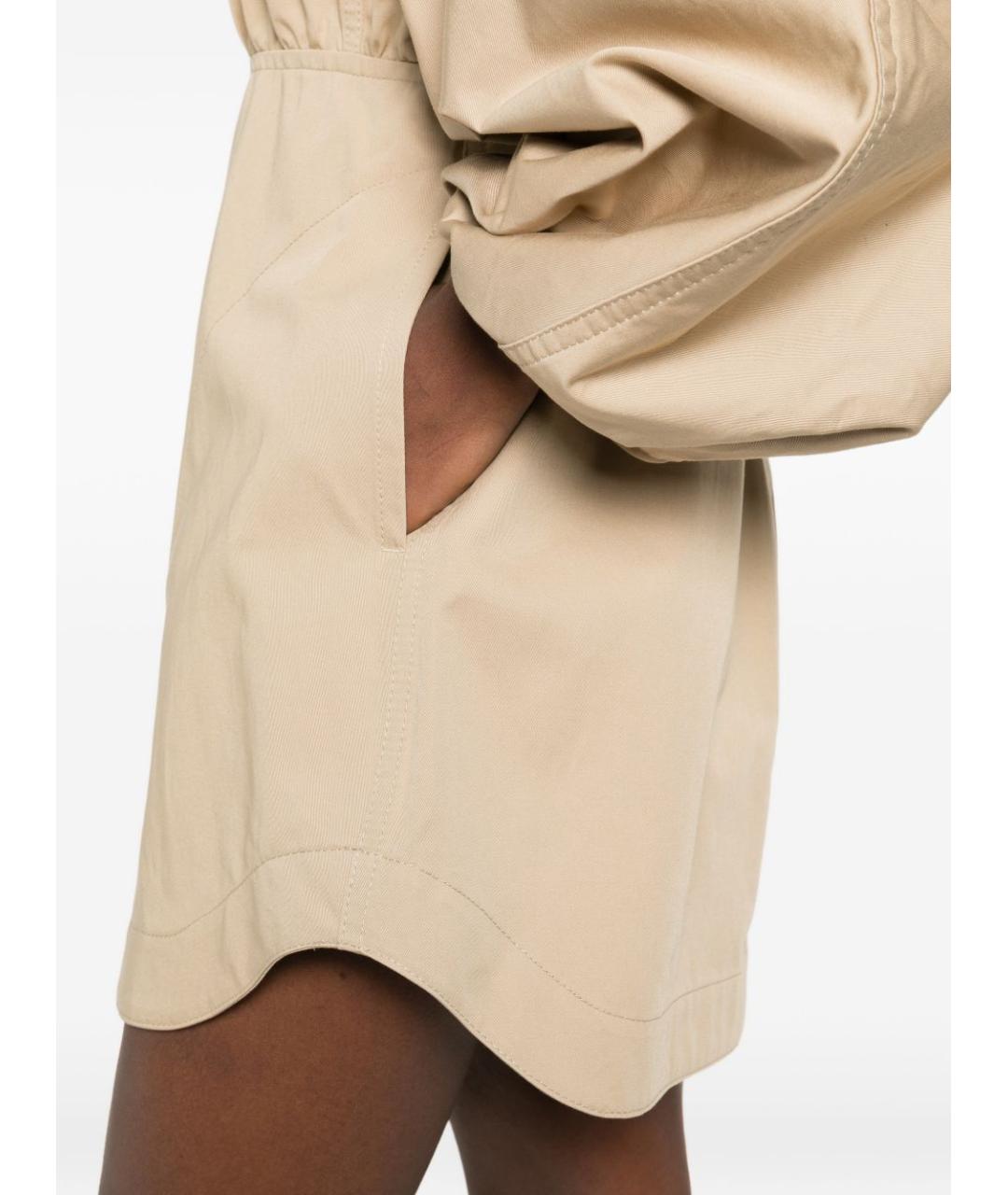 ZIMMERMANN Бежевое хлопковое платье, фото 5