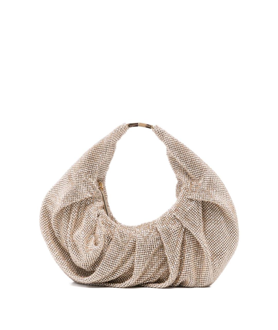 BENEDETTA BRUZZICHES Золотая сумка с короткими ручками, фото 1