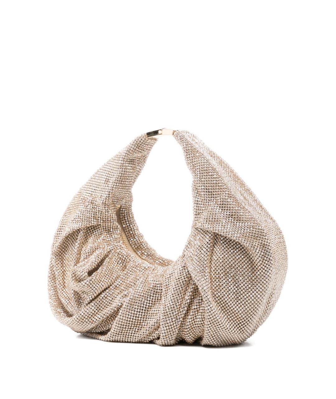 BENEDETTA BRUZZICHES Золотая сумка с короткими ручками, фото 4