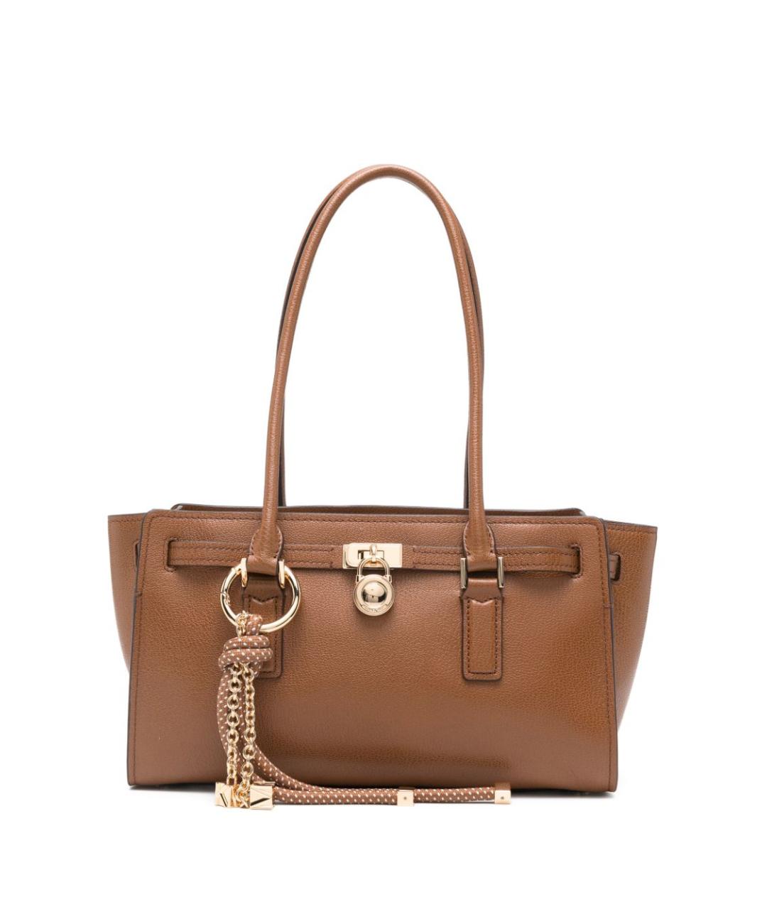 MICHAEL KORS Коричневая кожаная сумка тоут, фото 1