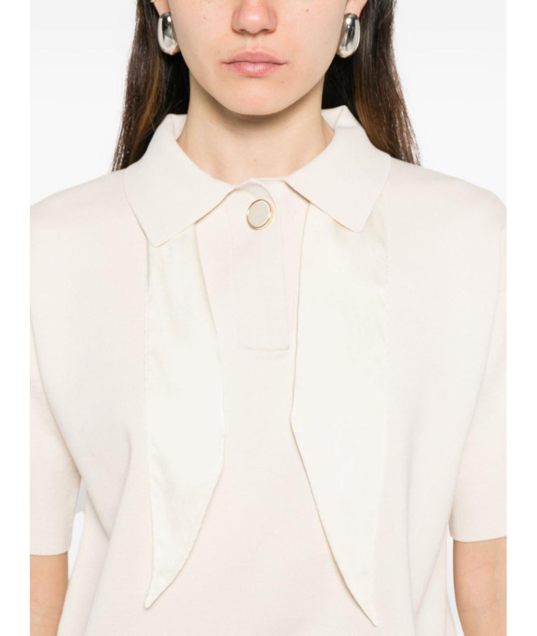 FORTE FORTE Белая хлопковая футболка, фото 3