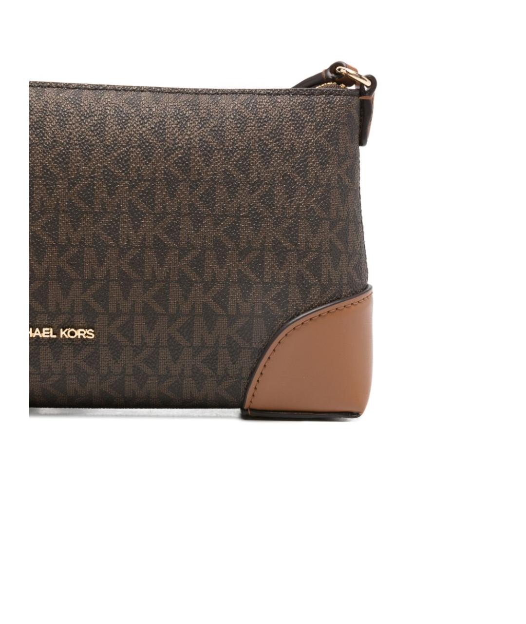 MICHAEL KORS Коричневая сумка через плечо, фото 3