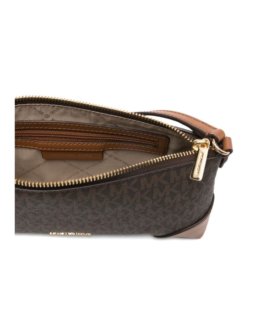 MICHAEL KORS Коричневая сумка через плечо, фото 4