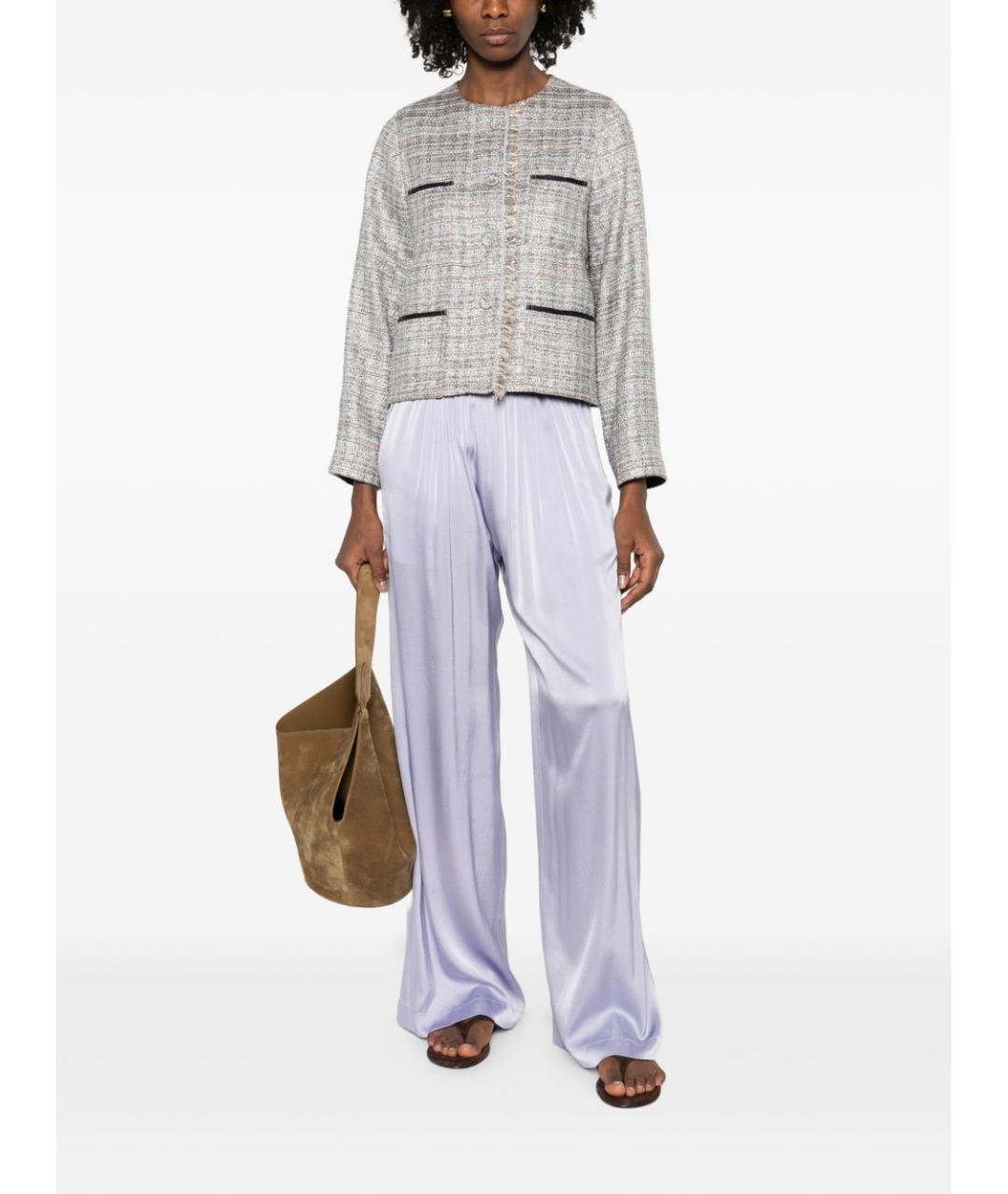 FORTE FORTE Мульти полиэстеровый жакет/пиджак, фото 4