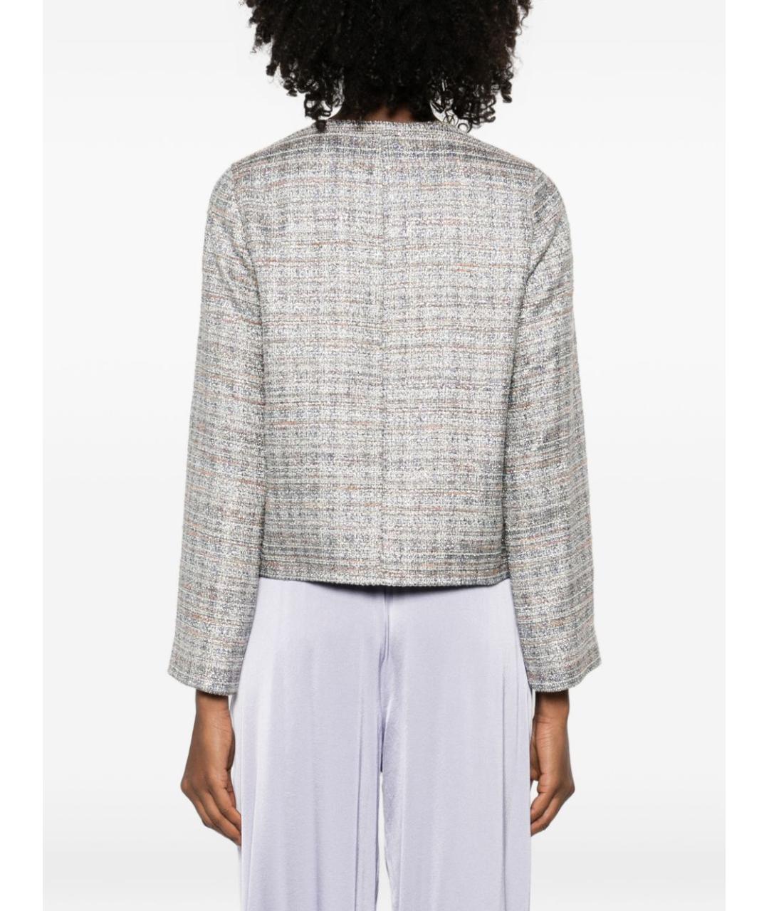 FORTE FORTE Мульти полиэстеровый жакет/пиджак, фото 3