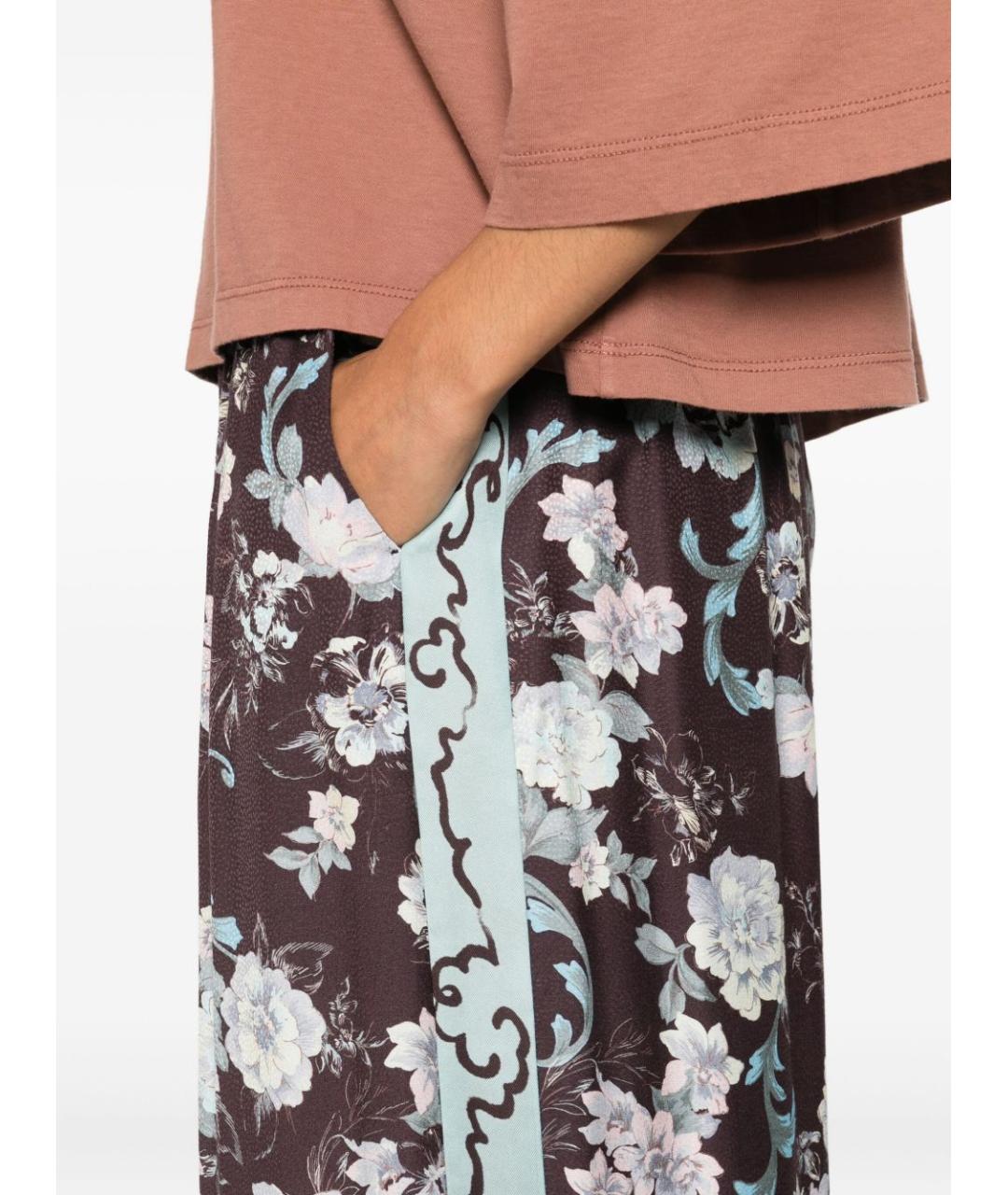 FORTE FORTE Коричневые прямые брюки, фото 3