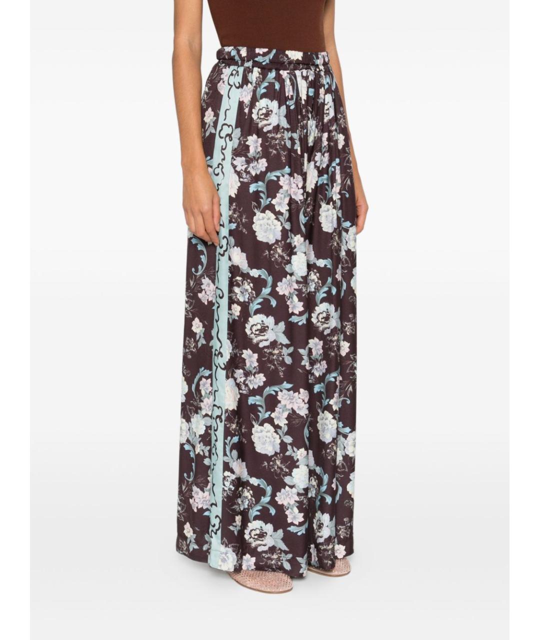 FORTE FORTE Коричневые прямые брюки, фото 2