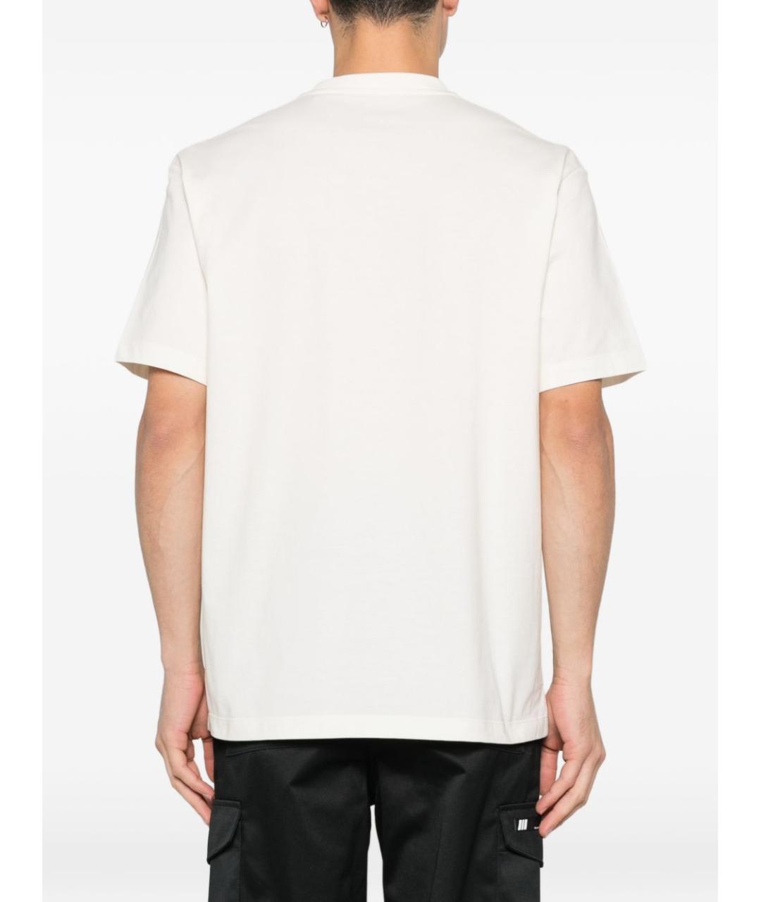 Y-3 Белая хлопковая футболка, фото 4