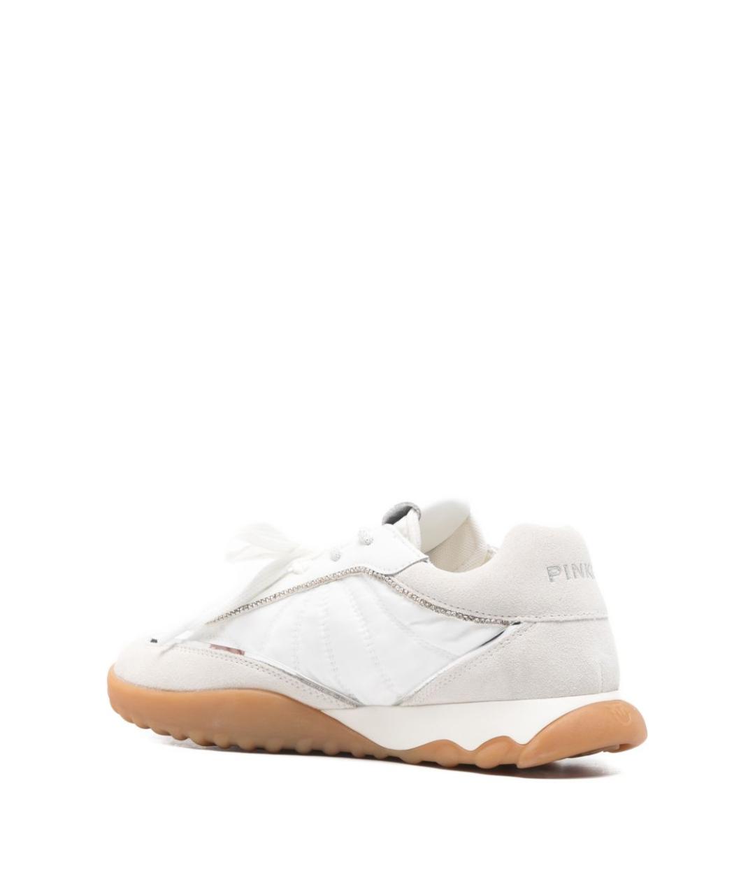 PINKO Белые кожаные кроссовки, фото 2