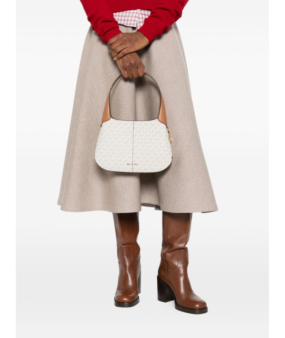 MICHAEL KORS Бежевая сумка через плечо, фото 3