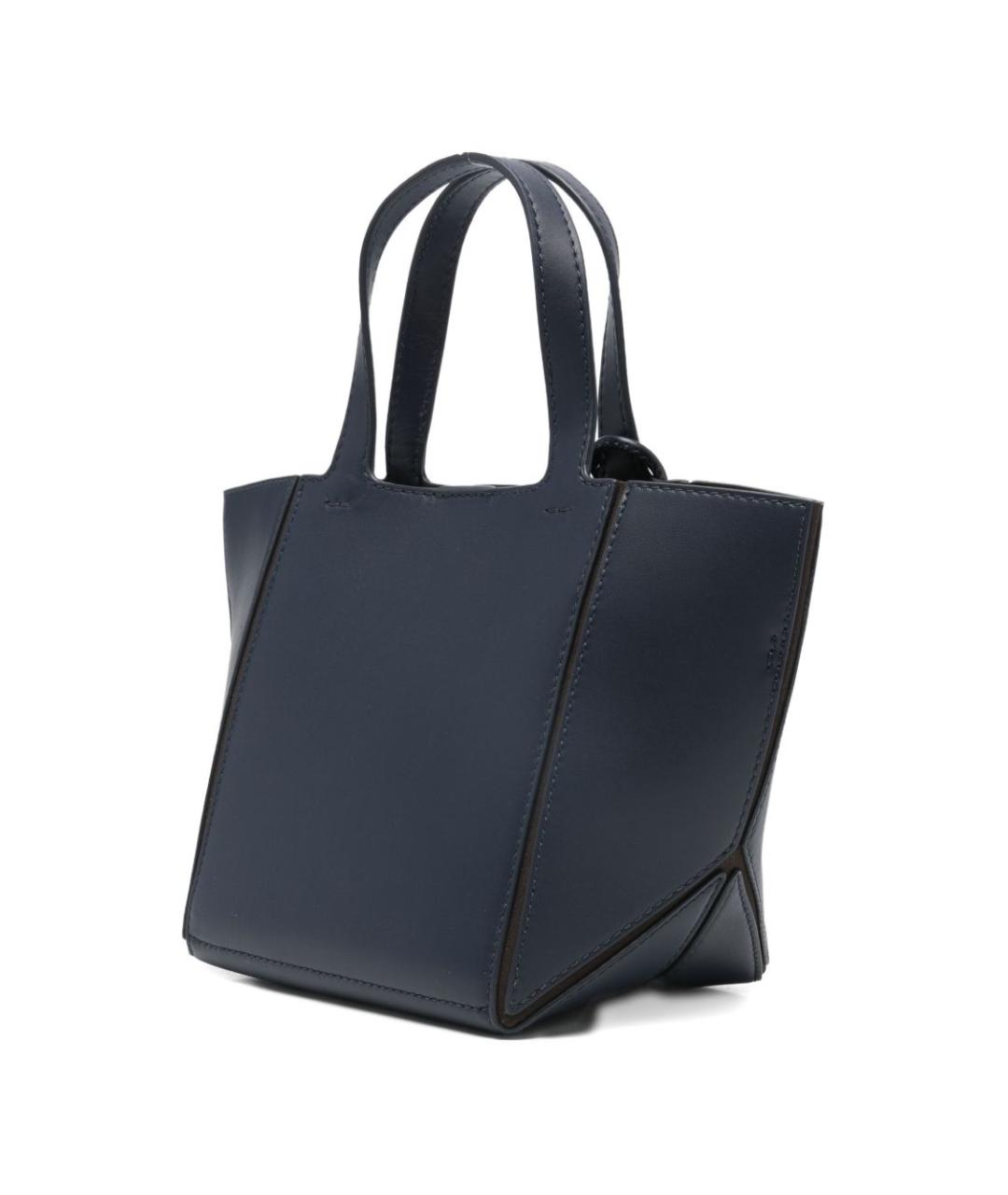 MICHAEL KORS Синяя кожаная сумка тоут, фото 5