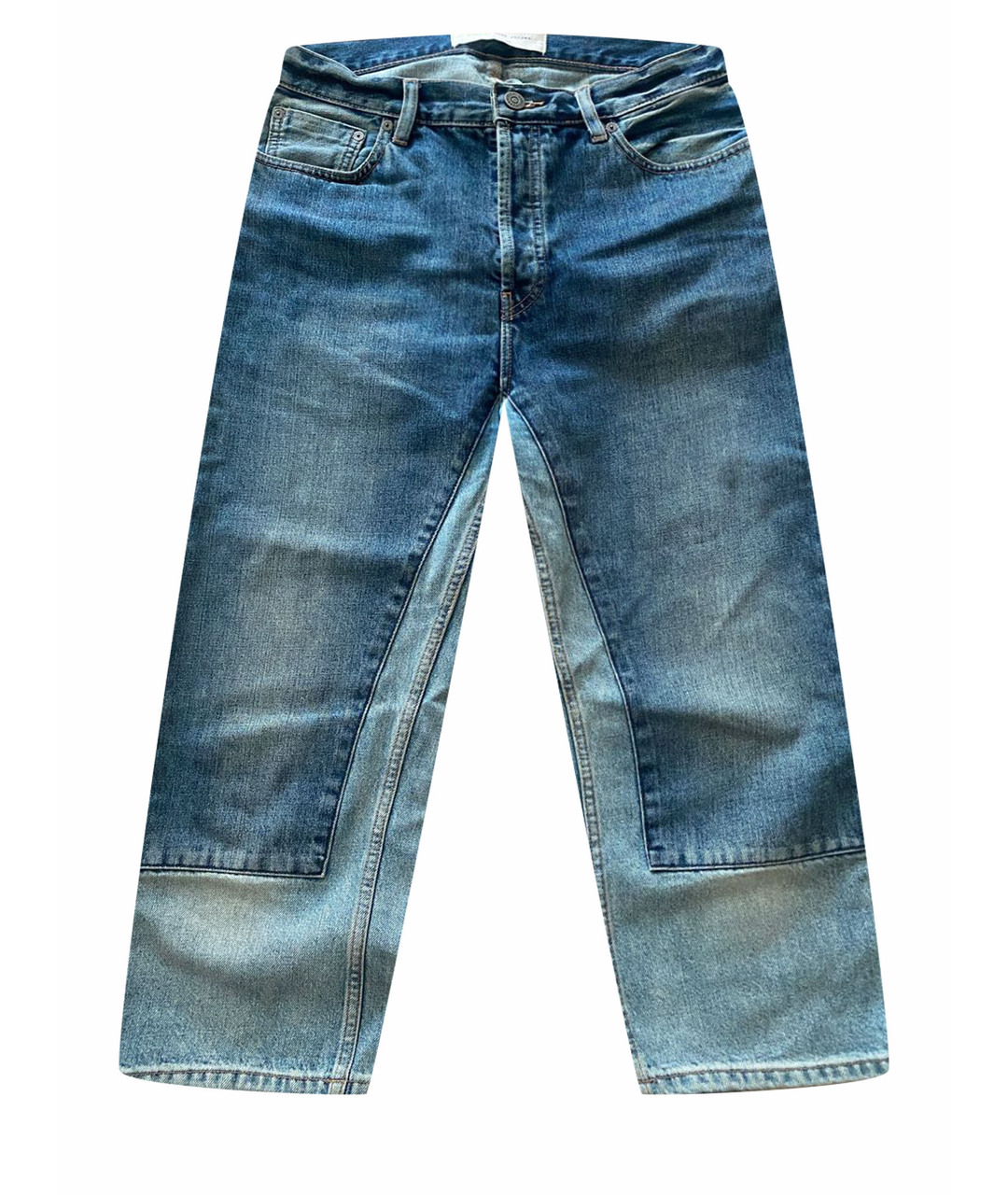 MARC BY MARC JACOBS Синие хлопковые прямые джинсы, фото 1