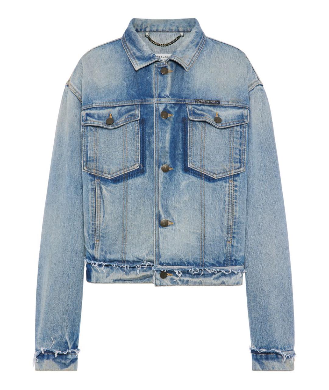 MAISON MARGIELA Синяя хлопковая куртка, фото 1