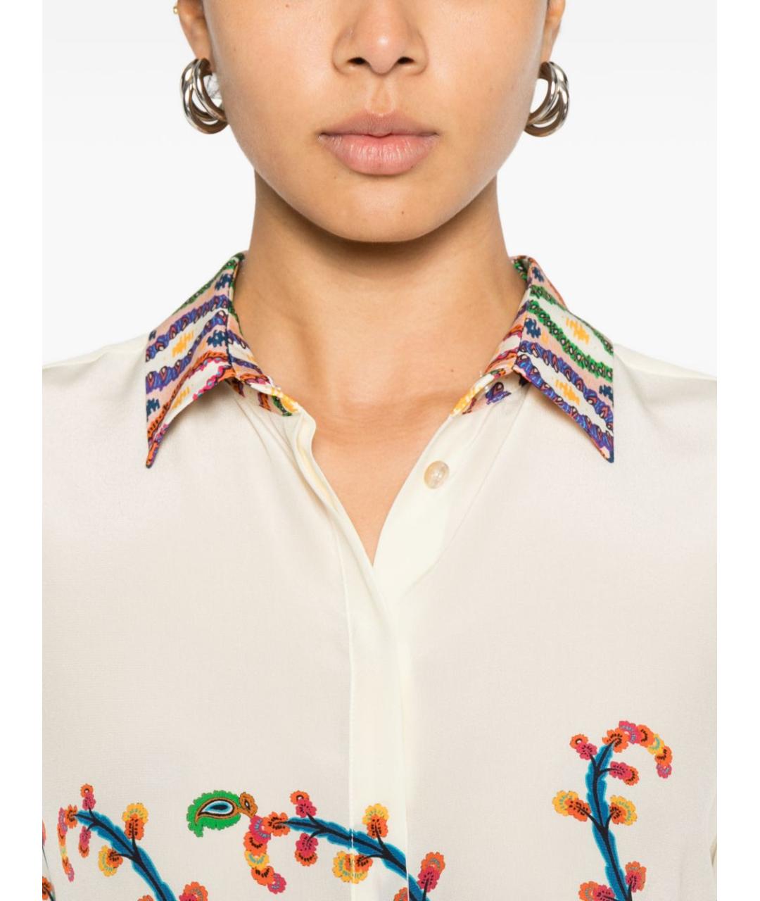 ETRO Мульти шелковая рубашка, фото 2