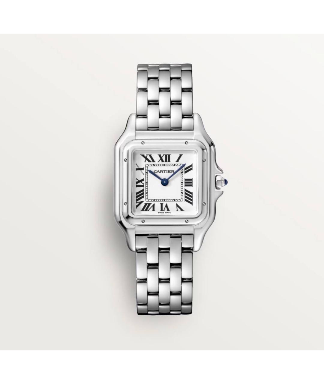 CARTIER Белые металлические часы, фото 4
