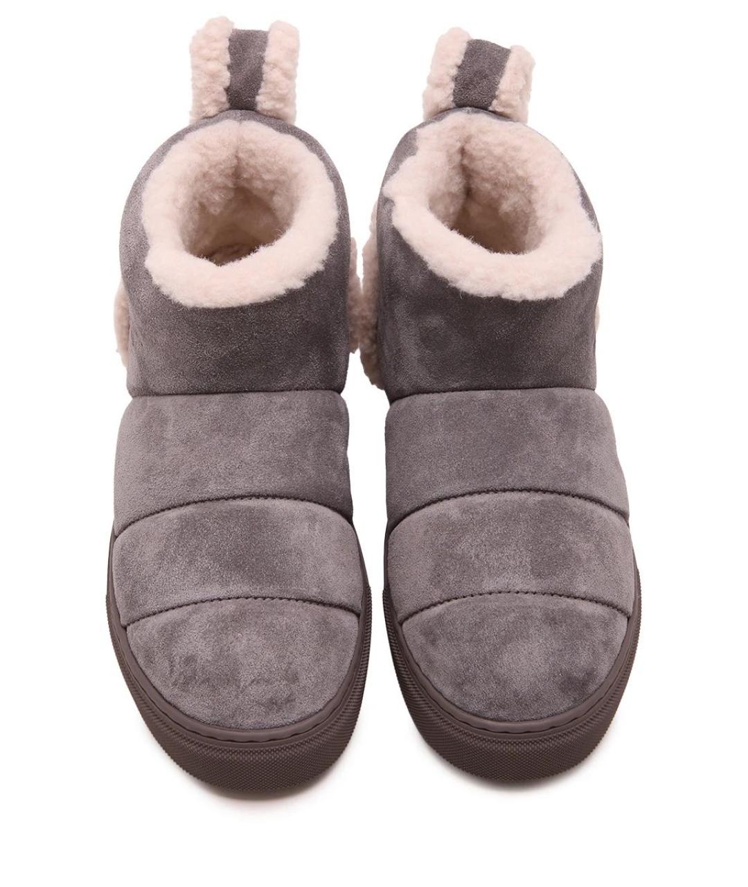 INUIKII Серые замшевые ботинки, фото 3