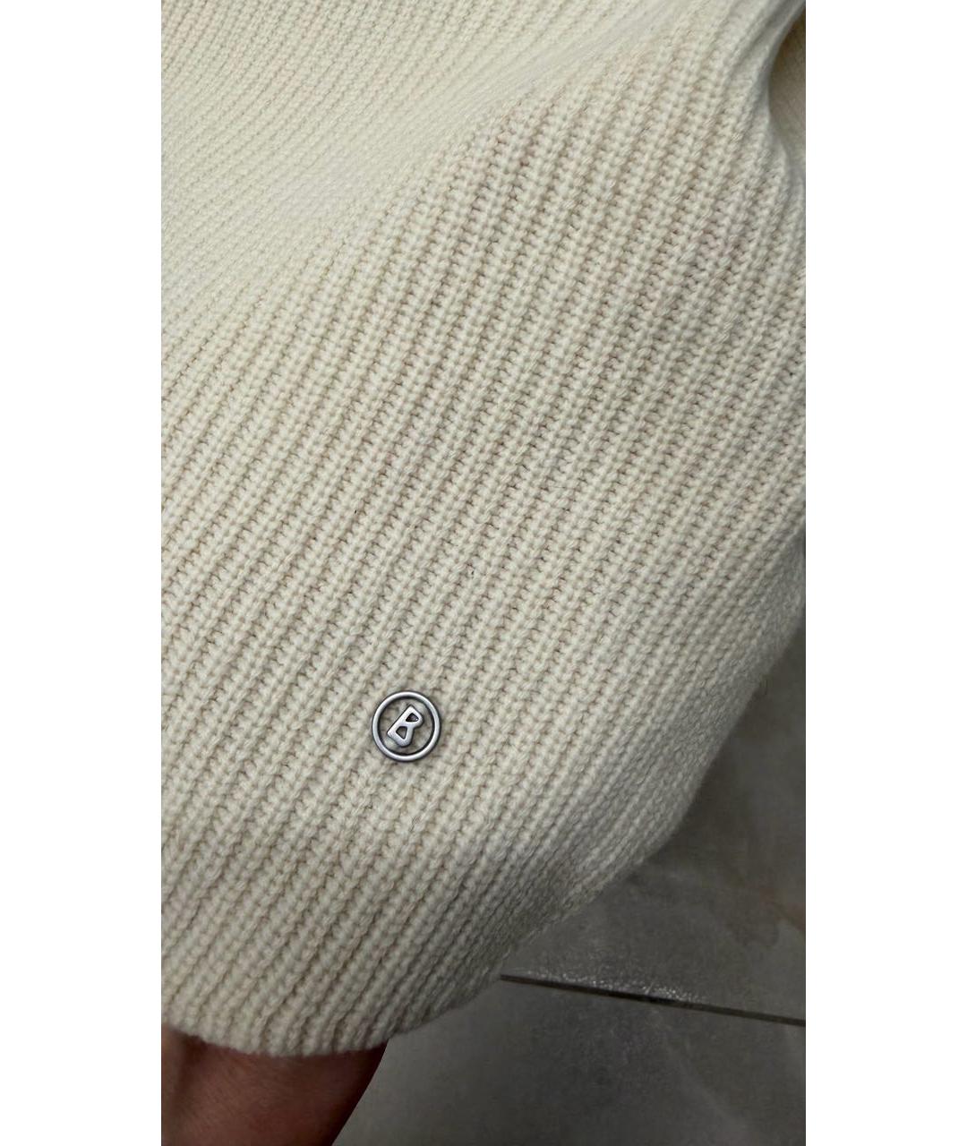 BOGNER Бежевый кашемировый джемпер / свитер, фото 2