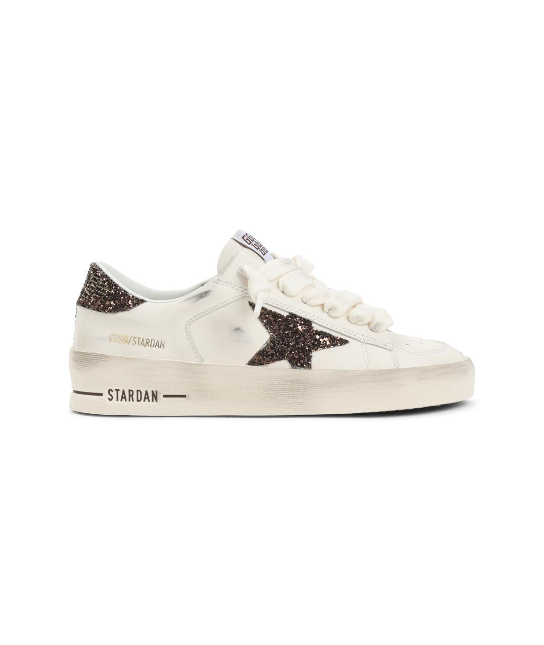 GOLDEN GOOSE DELUXE BRAND Белые кожаные кеды, фото 1