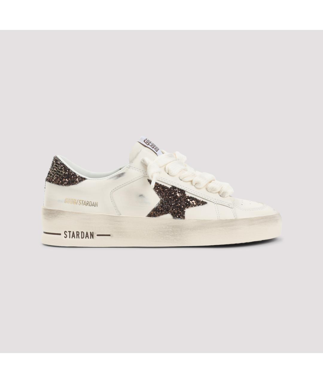 GOLDEN GOOSE DELUXE BRAND Белые кожаные кеды, фото 3