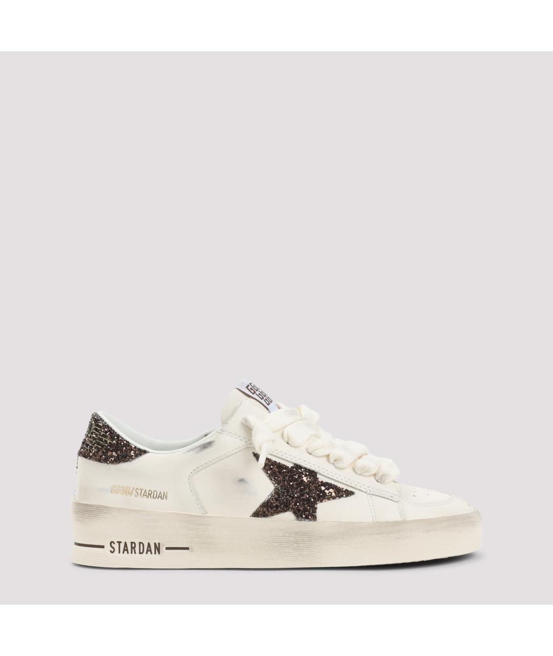 GOLDEN GOOSE DELUXE BRAND Белые кожаные кеды, фото 2