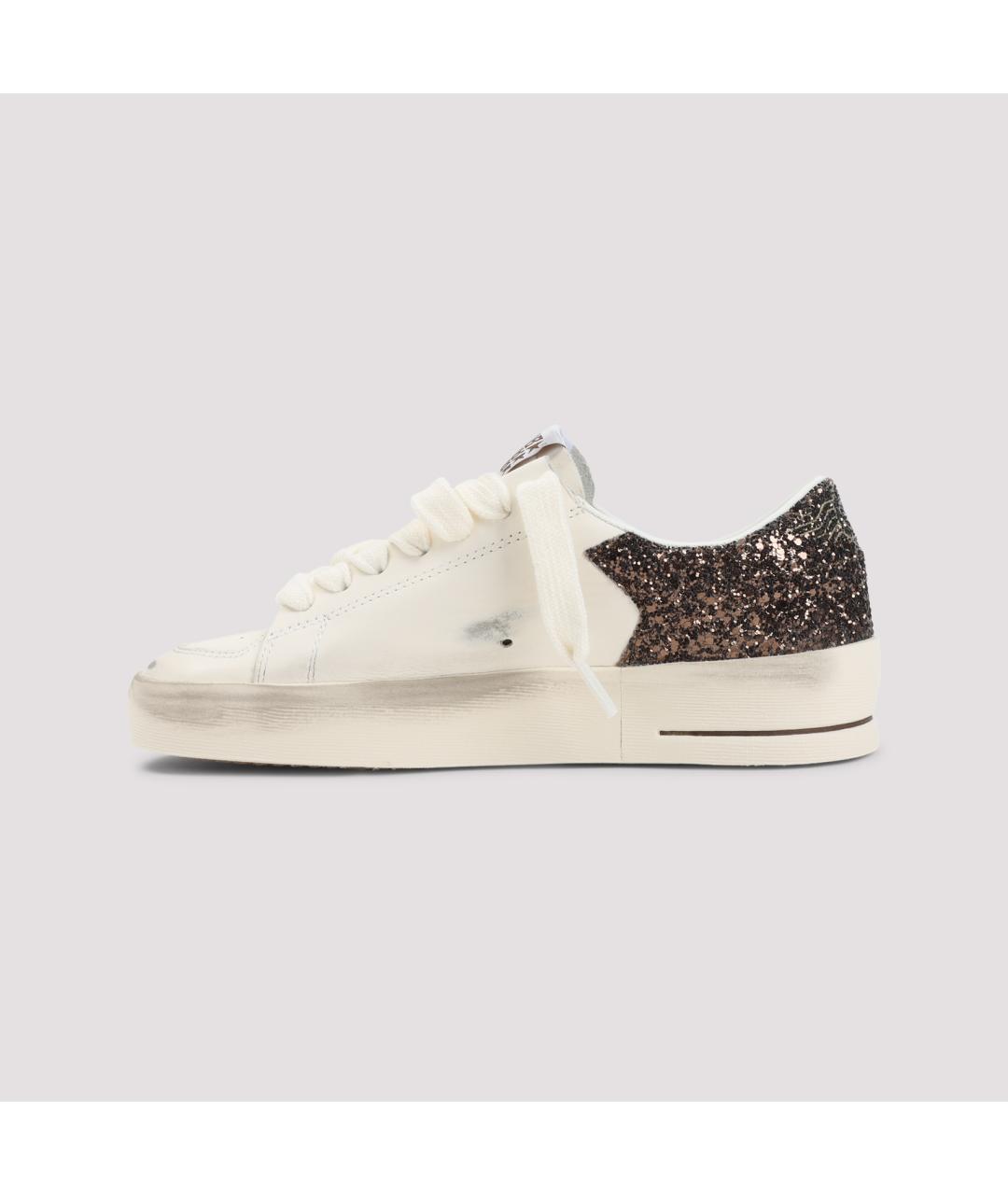 GOLDEN GOOSE DELUXE BRAND Белые кожаные кеды, фото 4