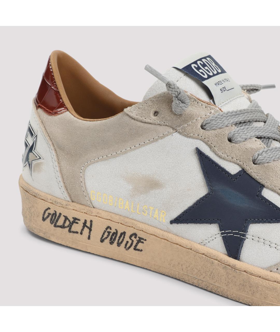 GOLDEN GOOSE DELUXE BRAND Мульти кожаные низкие кроссовки / кеды, фото 5