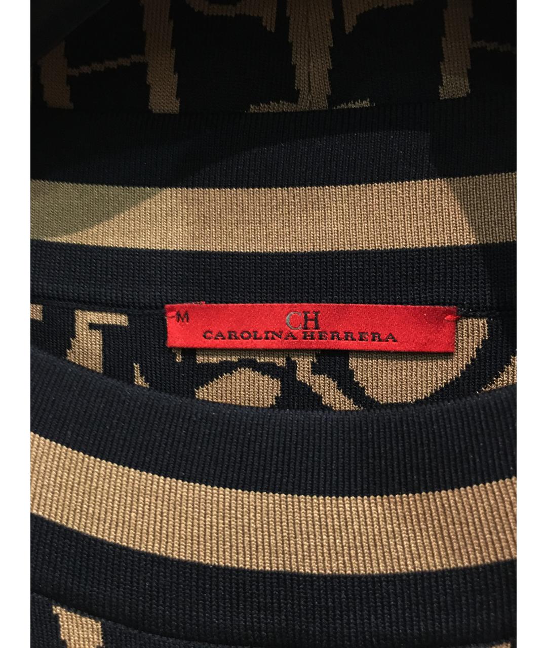 CAROLINA HERRERA Коричневый вискозный костюм с брюками, фото 4