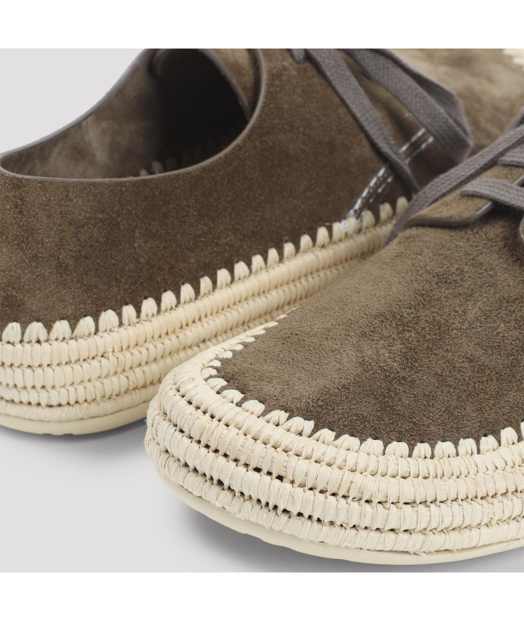 LOEWE Кожаные низкие ботинки, фото 4