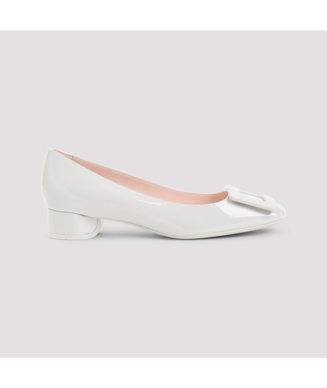 ROGER VIVIER Белые кожаные туфли, фото 3