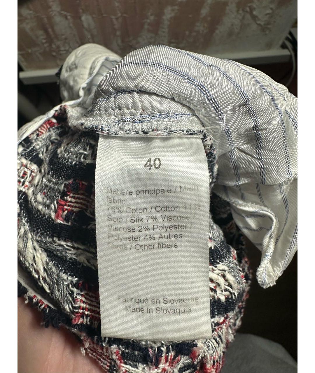 SONIA RYKIEL Мульти хлопковые кюлоты, фото 3