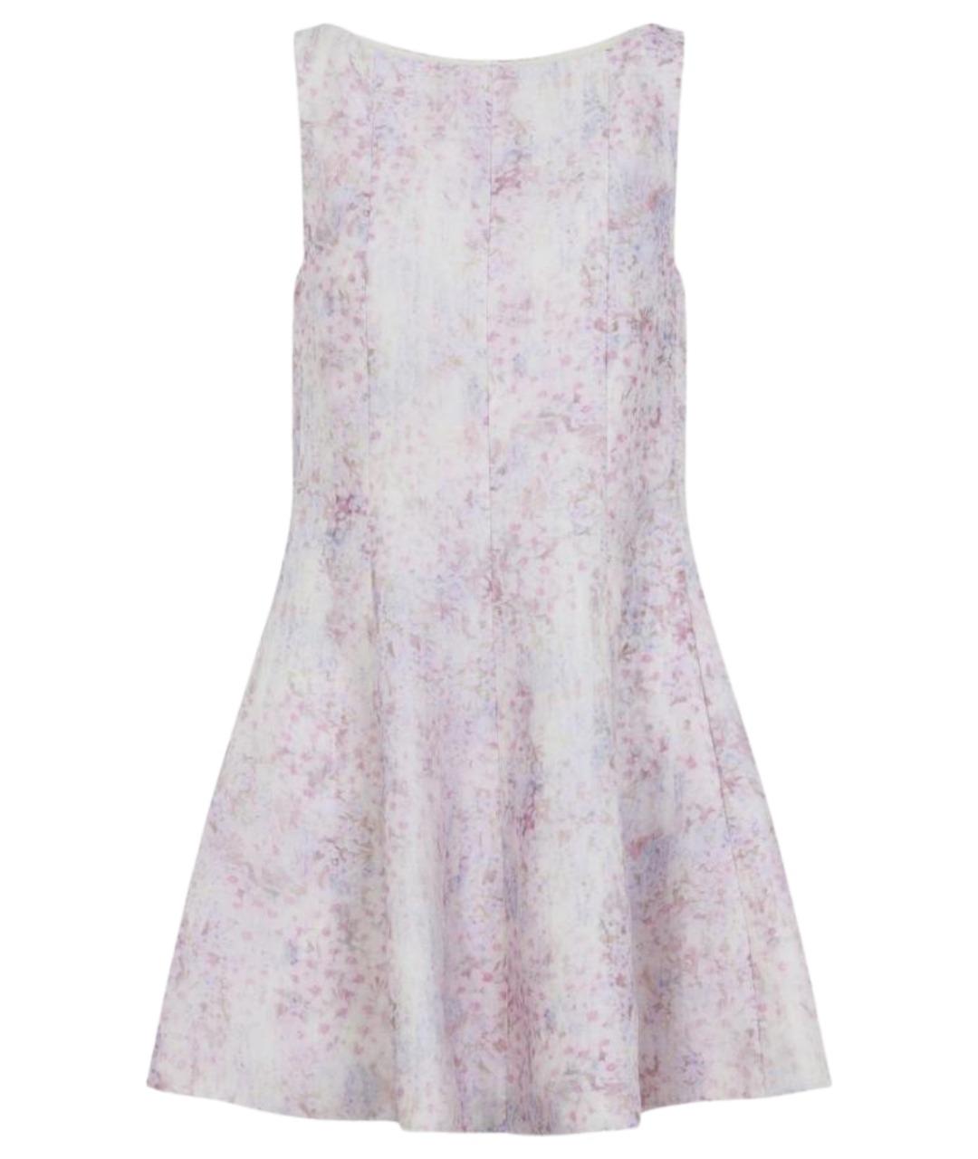 ALBERTA FERRETTI Мульти шелковое платье, фото 1