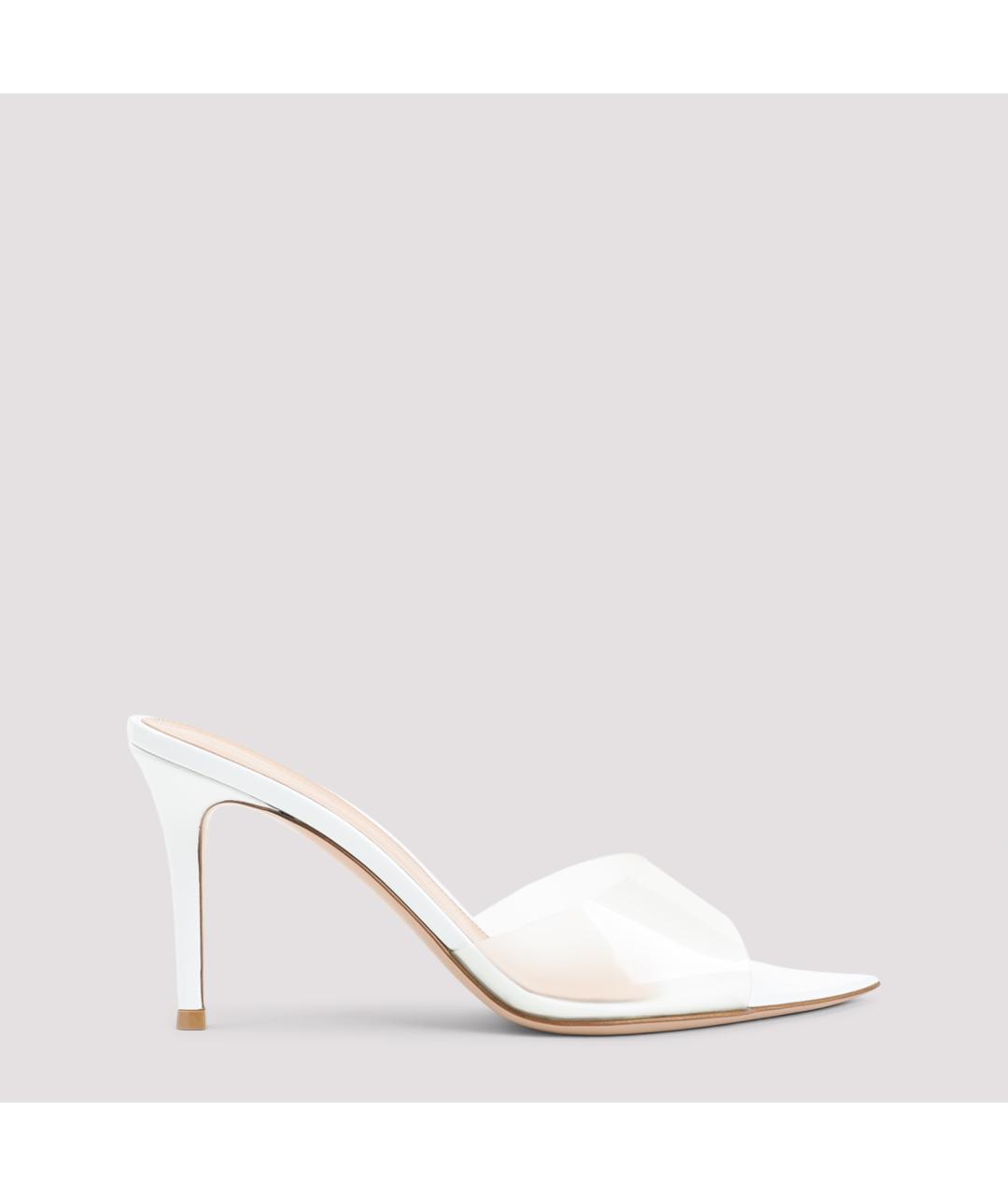 GIANVITO ROSSI Белые мюли, фото 2
