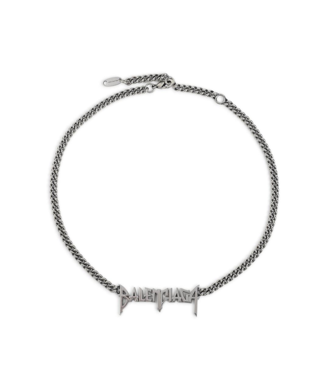 BALENCIAGA Серебряная латунная цепочка/подвеска, фото 1