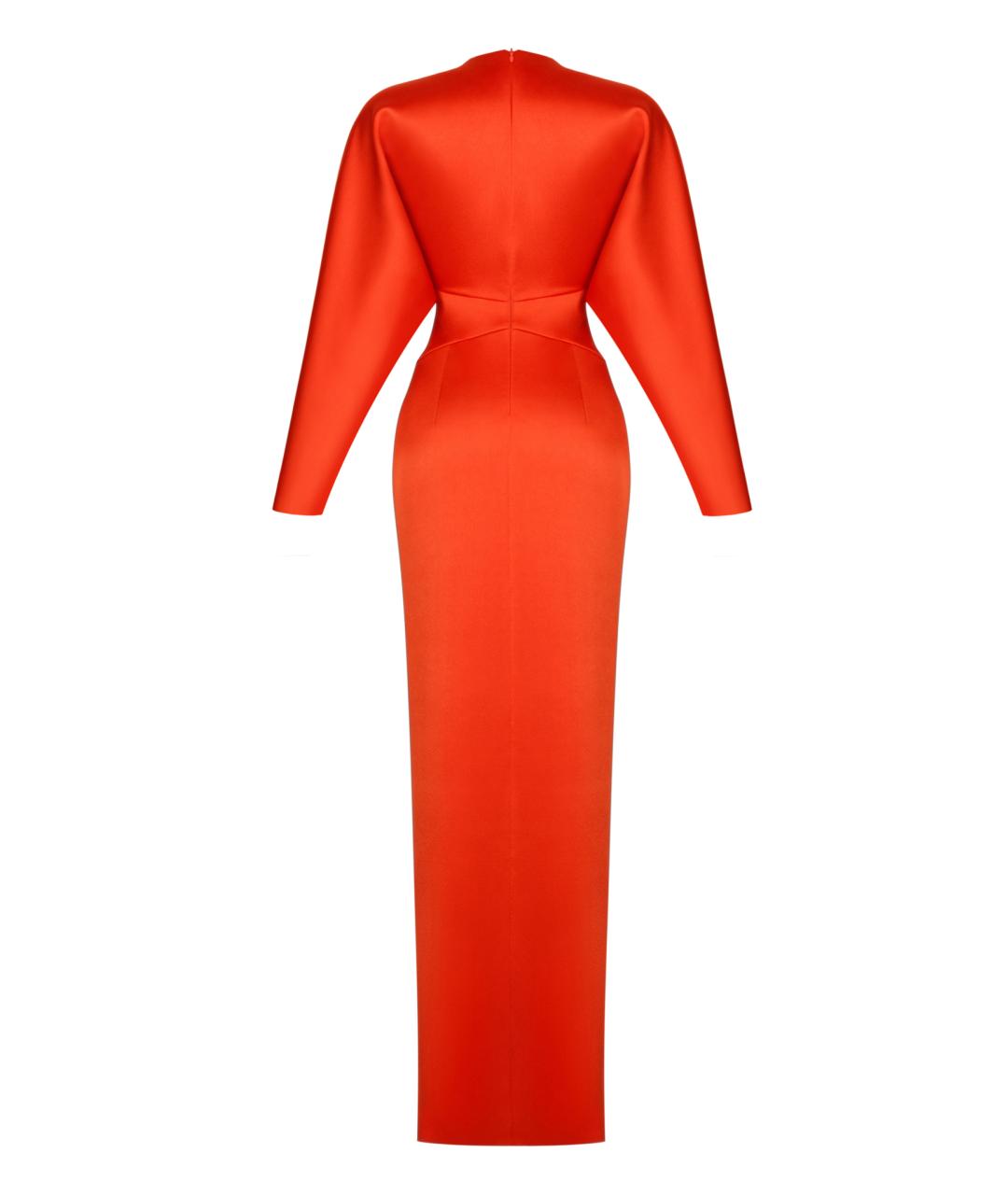 RASARIO Оранжевое полиэстеровое вечернее платье, фото 4