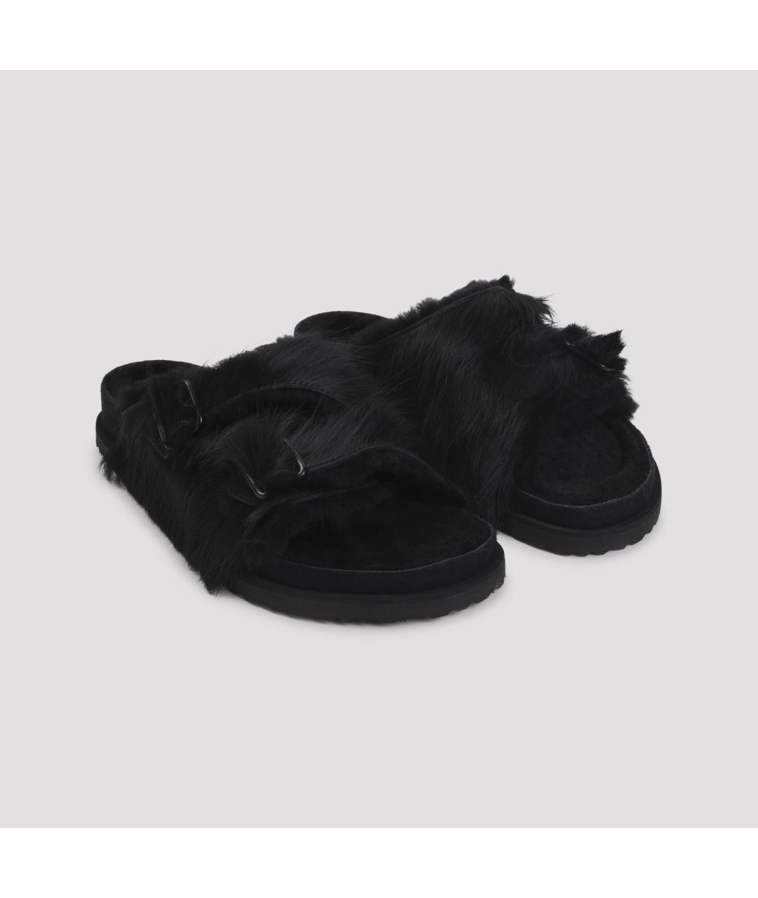 BIRKENSTOCK Черные шлепанцы, фото 3