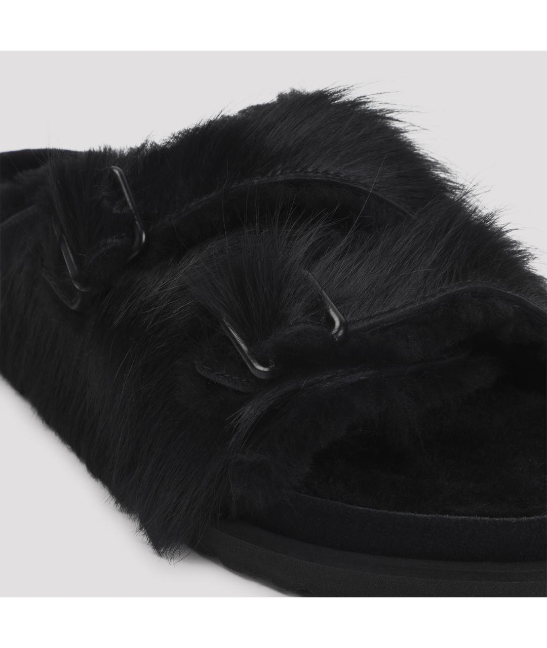 BIRKENSTOCK Черные шлепанцы, фото 4