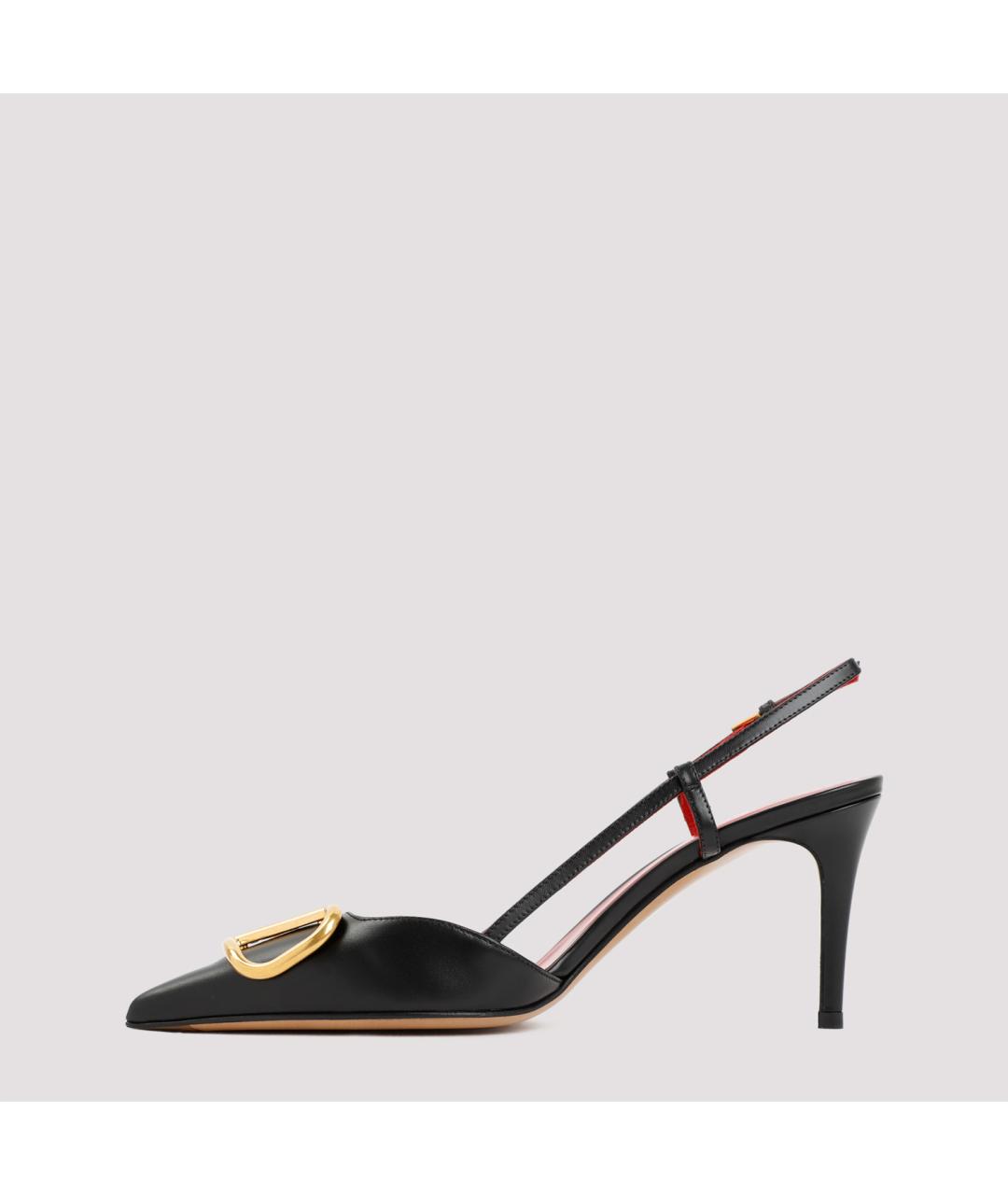 VALENTINO Черные кожаные туфли, фото 2