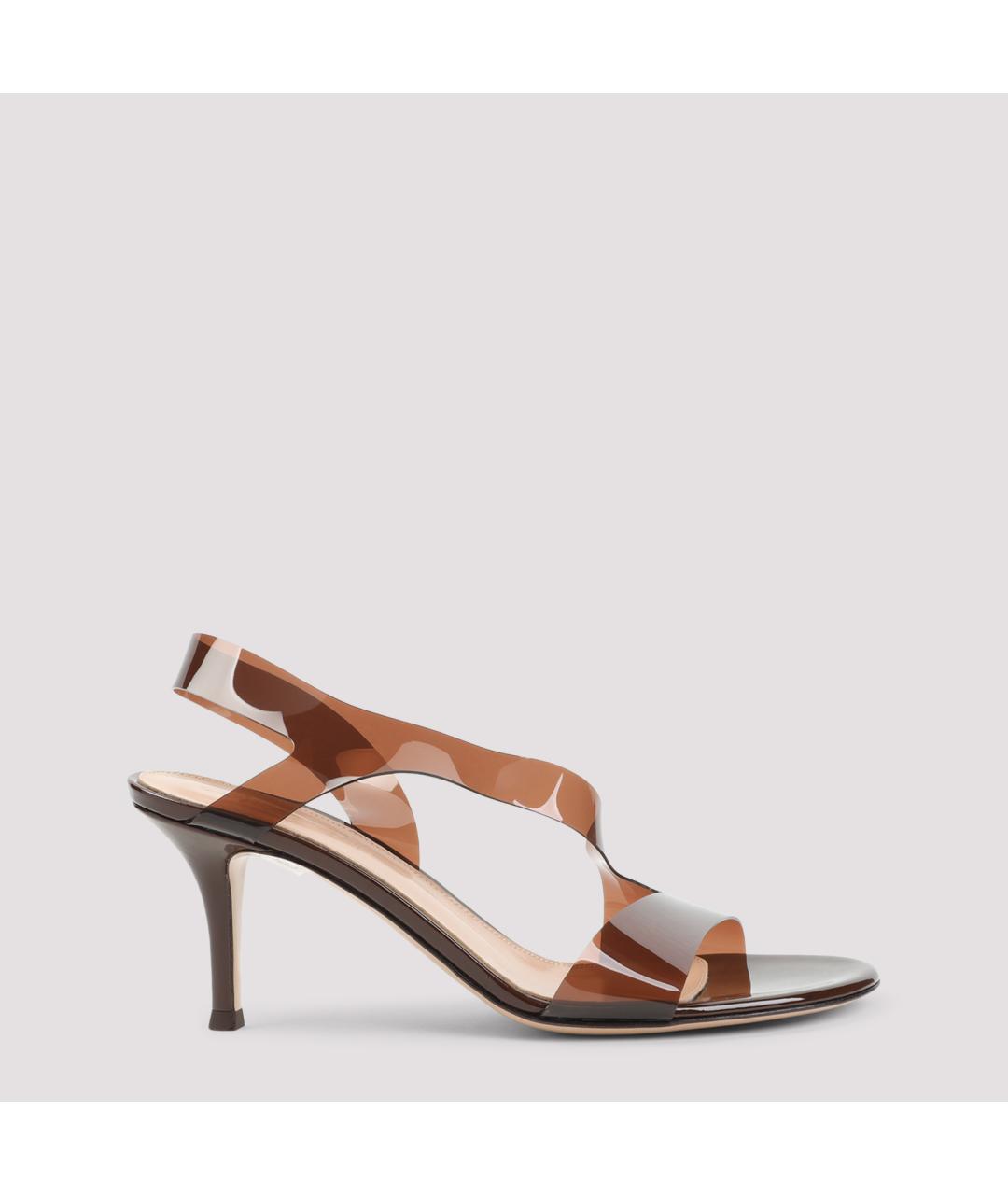 GIANVITO ROSSI Коричневые босоножки, фото 2